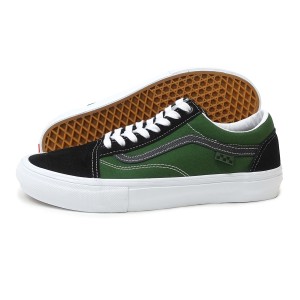 バンズ VANS スニーカー メンズ レディース スケート オールドスクール   VN0A5FCBWUB SKATE OLD SKOOL SAFARI BLACK/GREENERY