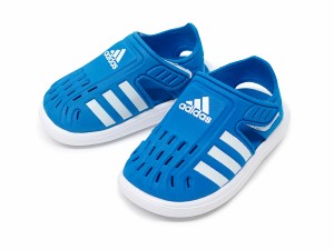 アディダス adidas サンダル ベビー 赤ちゃん 子供 キッズ 水陸両用 つま先保護 スイムウォーター サンダル GW0389 ブルー SWIMWATER SAN