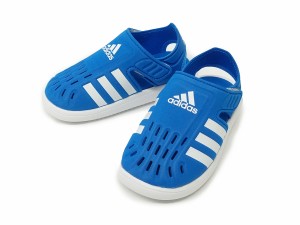 アディダス adidas サンダル キッズ 子供 キッズ 水陸両用 つま先保護 スイムウォーター サンダル GW0385 ブルー SWIMWATER SANDAL C