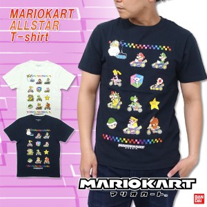 マリオカート 22843052 MARIOKART オールスター Tシャツ コットン 半袖 メンズ グッズ