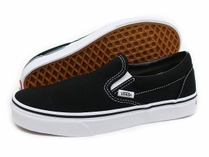 バンズ VANS スニーカー メンズ レディース クラシック スリッポン VN000EYEBLK ブラック Classic Slip-On 黒 定番  海外企画 スケートボ