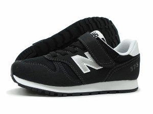 ニューバランス キッズ new balance スニーカー 373 子供靴 YV373 KB2 ブラック 通学 小学生 セール マジックテープ プレゼント 入園祝 