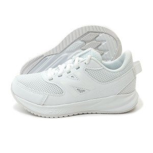 ニューバランス キッズ new balance  キッズ ジュニア スニーカー YK570 LW3 ホワイト 子供靴 子ども 運動靴 体育祭 学校 通学 式典 紐靴