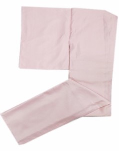 着物 洗える 袷 江戸小紋 単品 薄ピンク色地万筋 Ｍ Ｌ