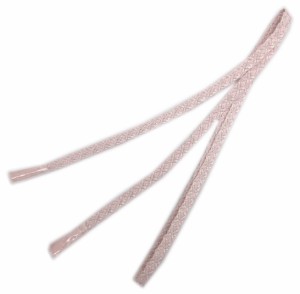 帯締め 帯〆 夏用 正絹 平組み ラメ入り 淡ピンク 夏物 単衣 着物 きもの 和装 和服 シルク