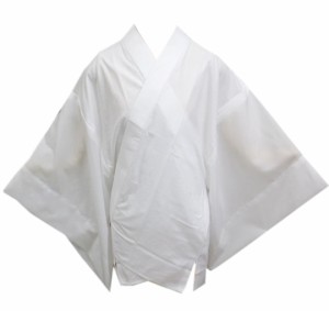 半襦袢 半じゅばん メンズ 男性 礼装用 白色地白衿 Ｍ Ｌ ＬＬ 日本製 和装 着物 きもの 浴衣 洗える フォーマル 男物