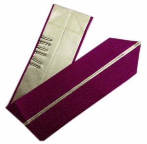 重ね衿 伊達襟 2色使い 正絹 金ラメ入り 紫金 振袖 成人式 卒業式 袴 着物 きもの はかま 紫色