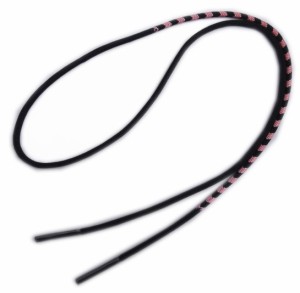 帯締め 帯〆 正絹 変わり矢絣ピンク黒 日本製 小紋 紬 洗える着物 カジュアル きもの