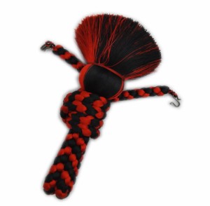 羽織紐 はおりひも メンズ 男性 ポリエステル 丸組み 赤黒 日本製 成人式 卒業式 和装 着物 小物 男物 四つ巻