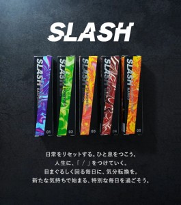 【正規販売店】 SLASH 5本セット VAPE 電子シーシャ ポケットシーシャ スラッシュ ニコチン0 タール0 持ち運びシーシャ 期間限定20％ポイ