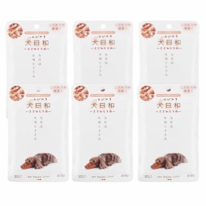 【6袋セット】  犬日和レトルト ささみと牛肉 80g 犬用品 犬の餌 ペットフード イヌ ペット用品 ドッグフード ペットグッズ エサ ウェッ