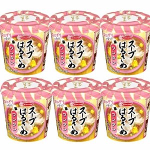 【6個入りケース販売】スープはるさめ【ワンタン】エースコック インスタント まとめ買い 箱買い カップ 春雨 詰め合わせ