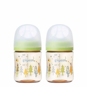 【2本セット】ピジョン 母乳実感プラ 160ml (Tree) 木 哺乳瓶 プラスチック 持ち運び 軽い 使いやすい 小さめ 自然