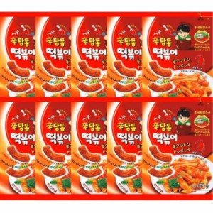 【10袋セット】ヘテ 辛ダンドントッポキスナック 65g 甘ピリ辛味 おやつ スナック 韓国お菓子 韓国食品 ピリ辛 トッポギ おみやげ 韓国