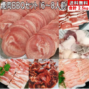 バーベキュー 食材 焼肉 焼き肉 焼肉セット 焼き肉セット 牛肉送料無料 牛肉焼き肉 バーベキュー セット 食材 2.5kg BBQ 肉 タン ハラミ 