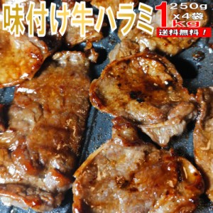 焼き肉 バーベキュー 肉 1kg BBQ 肉 焼肉セット タレ漬け 味付け 牛ハラミ バーベキューセット 肉 BBQ肉セット BBQ 食材 焼肉 牛肉 送料