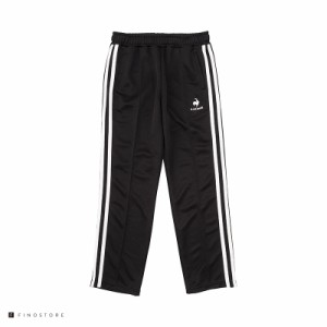 ルコックスポルティフ トラックジャージロングパンツ （le coq sportif track jersey long pants）QMWSJG31 レディース ホワイト/ブラッ