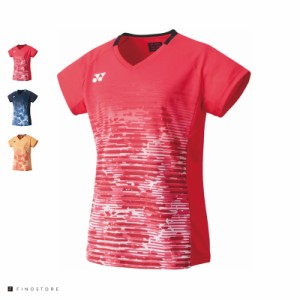 ヨネックス テニス バドミントン ウェア ウィメンズゲームシャツ（YONEX WOMEN'S GAME SHIRTS）20703 レディース 459(CLR)クリアーレッド