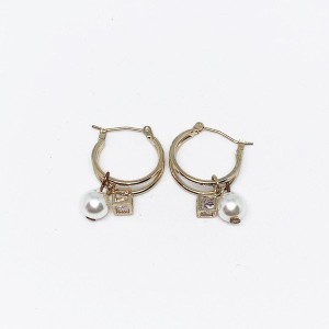 華奢 シンプル パール ピアス イヤリング ゴールド  Earrings  レディース