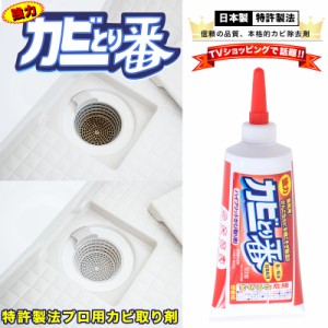 カビとり一番 180g 1本 先細ノズル付 業務用 プロ用 カビ取り剤 カビ 風呂 ふた ゴムパッキン シリコン樹脂 タイル目地 黒ずみ カビ除去 