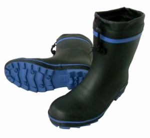 長靴 メンズ おしゃれ 雪 雨靴 通勤 通学 ブーツ 釣り ブラック 黒 ブルー 青 ショート丈 カバー付き シンプル 大人 吸汗 速乾性 農作業 