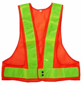 安全ベスト オレンジ 黄色 イエロー 軽量 軽い 反射ベスト 工事現場 メンズ 男女兼用 蛍光 おすすめ 夜間作業 交通安全 警備員 作業着 仕