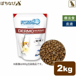 FORZA10 デルモ アクティブ (皮膚) ドッグ 2kg 皮膚炎 痒み フケ ホットスポット 脱毛 毛艶