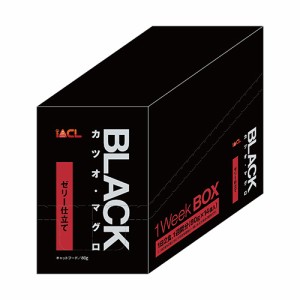 ブラック猫パウチ カツオ・マグロ ゼリー仕立て 80g 1箱（14袋入）