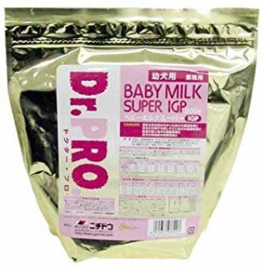 Dr.PRO. ベビーミルクスーパーIGP 幼犬用 500g 健康 免疫 維持 オールステージ 仔犬 成犬 シニア 粉ミルク 消化 吸収 ニチドウ