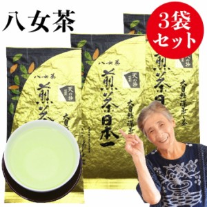 新茶 2024 八女茶 煎茶 送料無料 高級茶 100g 3袋セット 産地直送 メール便 天の抄 お得 緑茶 茶葉 日本茶 深蒸し茶 国産 冷茶 茶 葉 お