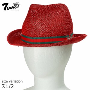 7UNION XY-5701 HAT RED 7 1/2 セブンユニオン 帽子 ハット ストリート