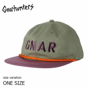 GNARHUNTERS GNAR SNAPBACK GREY/PUR ナーハンターズ 帽子 CAP サーフ スケート スナップバック スケートボード キャップ スケボー メン