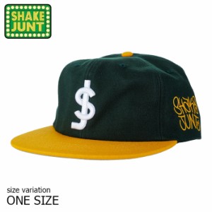 SHAKE JUNT シェイクジャント SNAPBACK DANK GRN/YEL 帽子 CAP スケート スナップバック スケートボード キャップ スケボー メンズ レデ