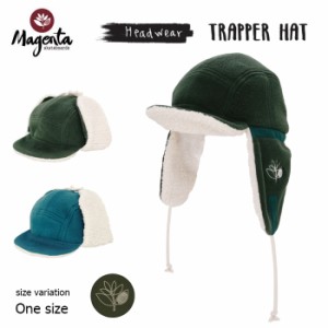 MAGENTA WIN22 TRAPPER HAT KHAKI RETROL BLUE マゼンタ キャップ ボア フリース トラッパーハット 帽子 ストリート スケボー