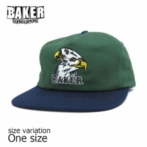 BAKER ベイカー ベーカー スケートボード 帽子 CAP スケボー SNAPBACK EAGLE EYES GREEN ストリート