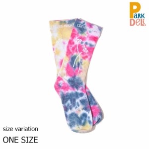 Park Deli CROWN HEIGHTS TIE-DYE sock パークデリ 靴下 ソックス スケートボード スケボ