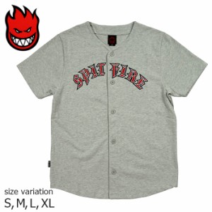 SPITFIRE JERSEY SHIRTS M L スピットファイア シャツ ベースボールシャツ ロゴ スケボー スケートボード