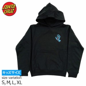 SANTA CRUZ P/O HOOD SCREAMING HAND BLACK パーカー トップス フーディー プルオーバー サンタクルーズ 長袖