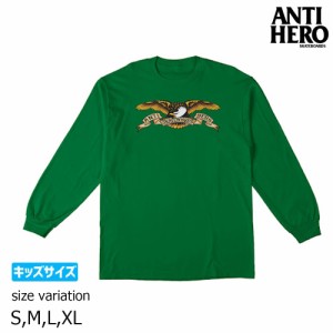 ANTIHERO EAGLE YOUTH L/S T-SHIRT アンチヒーロー アンタイヒーロー ロングスリーブ ロンティー スケボー スケートボード ストリート