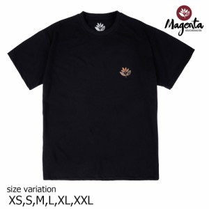 MAGENTA FALL LEAF TEE BLACK マゼンタ Tシャツ ティーシャツ 半袖 ストリート スケートボード スケボー