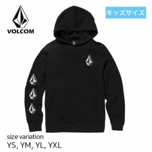 VOLCOM ICONIC STONE PULLOVER HOODIE ヴォルコム ボルコム BLK フーディー パーカー スウェット ストリート スケートボード スノーボー