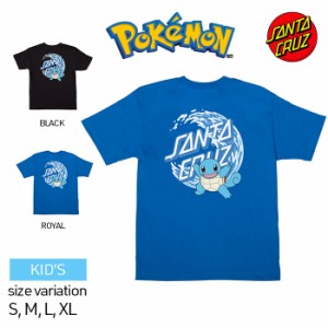 POKEMON SANTA CRUZ Pokemon WATER TYPE1 ポケモン サンタクルーズ TEE Tシャツ 半袖 スケボー アパレル SKATEBOARD キッズ 子供