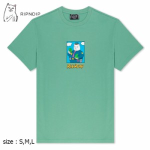 RIPNDIP リップンディップ Tシャツ 半袖 スケボー CONFISCATED TEE PINE ストリート メンズ レディース スケートボード ねこ 猫