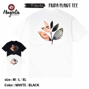 MAGENTA マゼンタ Tシャツ ティーシャツ 半袖 スケボー SU23 FRIDA PLANT TEE WHITE BLACK ストリート スケートボード