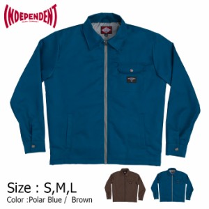 INDEPENDENT インディペンデント インディ アウター ワーク ジャケット スケボー LELAND L/S SERVICE JACKETS ストリート スケートボード