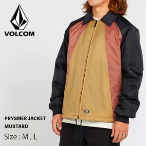 VOLCOM ヴォルコム ボルコム アウター ナイロン コーチジャケット PRYSMER JACKET MUSTARD ストリート スケートボード スノーボード