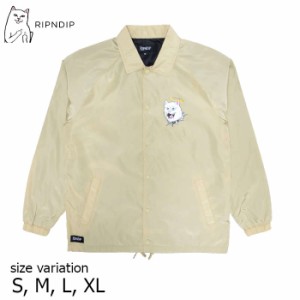 RIPNDIP 3 HEADS COACH JACKET KHAKI リップンディップ ジャケット スケートボード メンズ レディース Rip N Dip