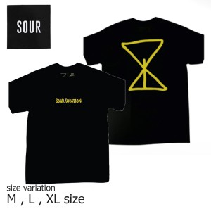 SOUR SOUR Doodle TEE S/S TEE BLACK サワー Tシャツ 半袖 スケボー スケートボード メンズ