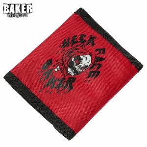 BAKER WIZARDRY WALLET RED/BLK ベイカー ベーカー ウォレット 財布 スケボー スケートボード ストリート