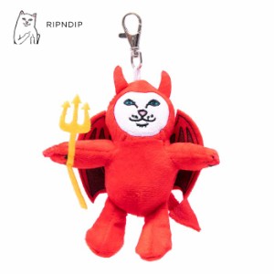 RIPNDIP Devill Nerm Plush Keychain RED リップンディップ キーホルダー キーチェーン ぬいぐるみ スケボー スケート ストリート ねこ